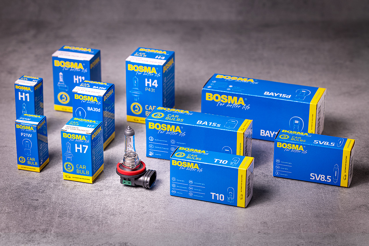 Żarówki samochodowe BOSMA